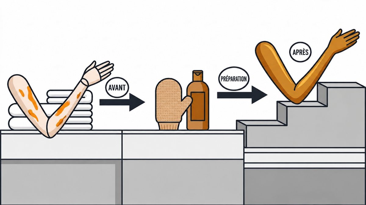 Quels produits bronzants évitent les traces orange ? Guide complet