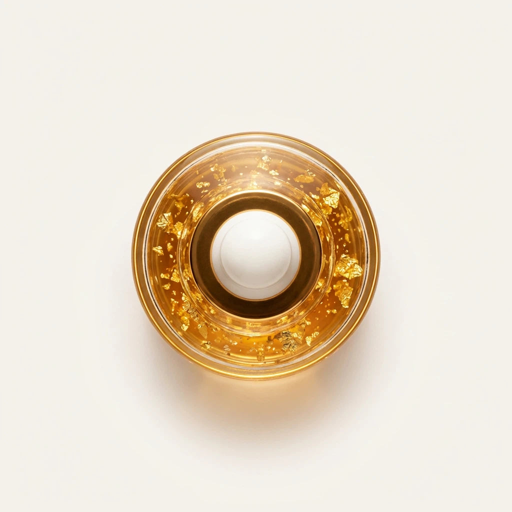 Flacon sérum autobronzant 24K Golden Face SNY - vue du dessus